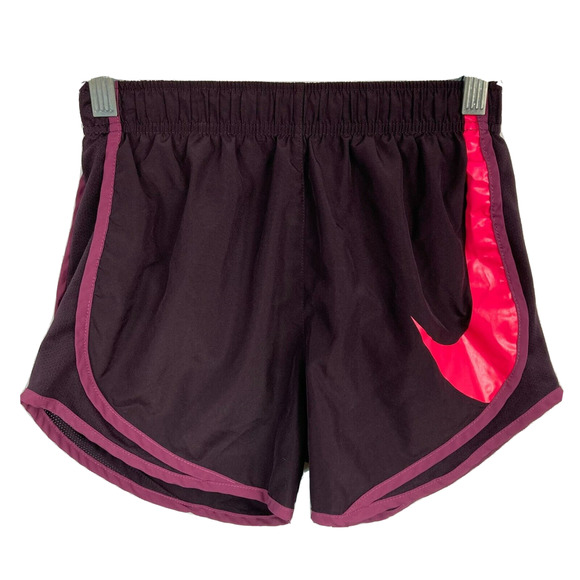 Nike Shorts Womens Sz XS Purple Pink Dri Fit Lightweight‎ Elastic Waist Running - Picture 1 of 10